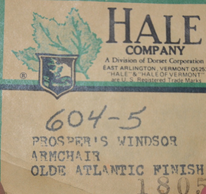 Four Vintage Hale of Vermont Windsor Chairs