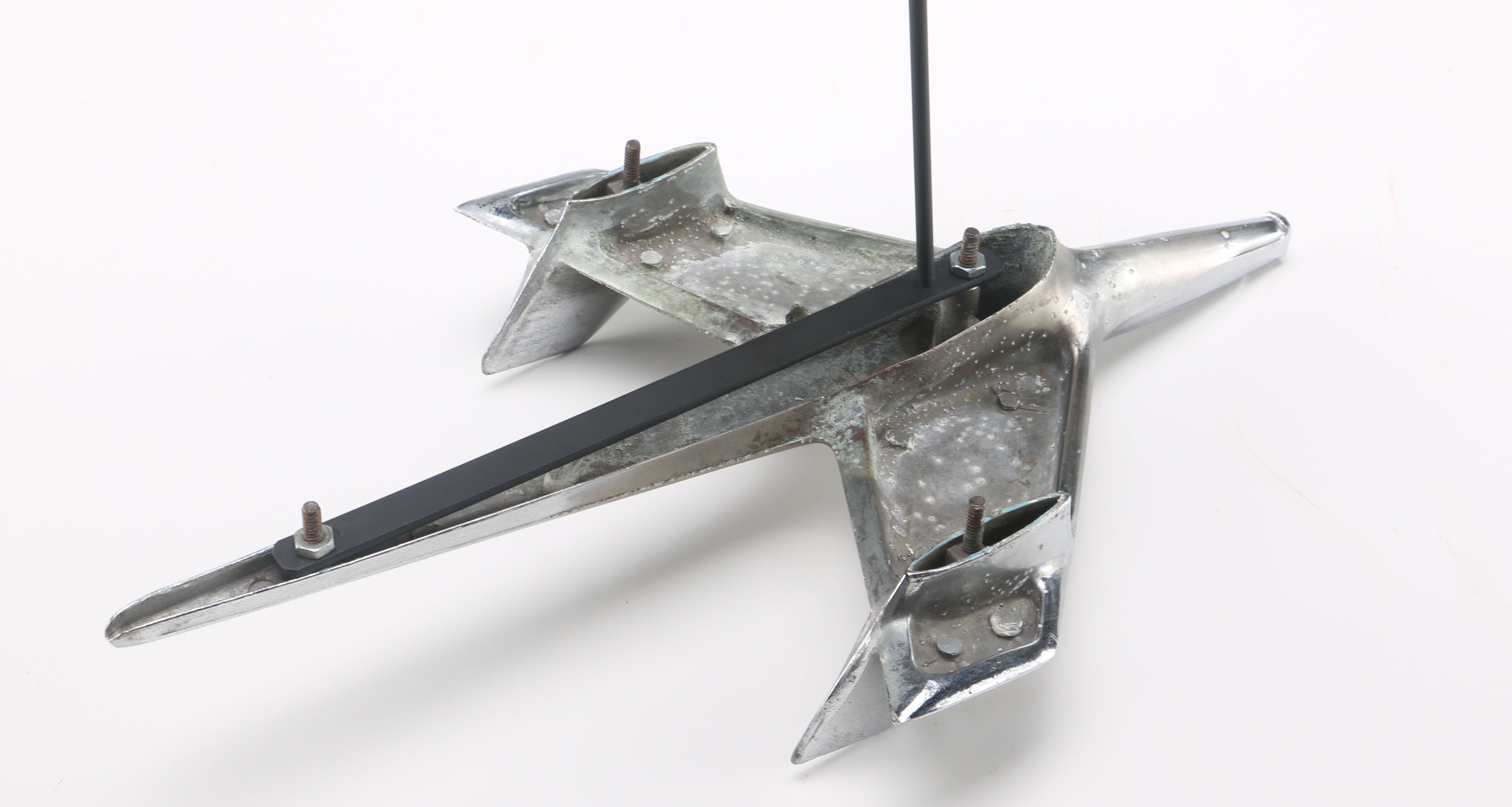 1950s Chrome Metal Plane Chevrolet Hood Ornament