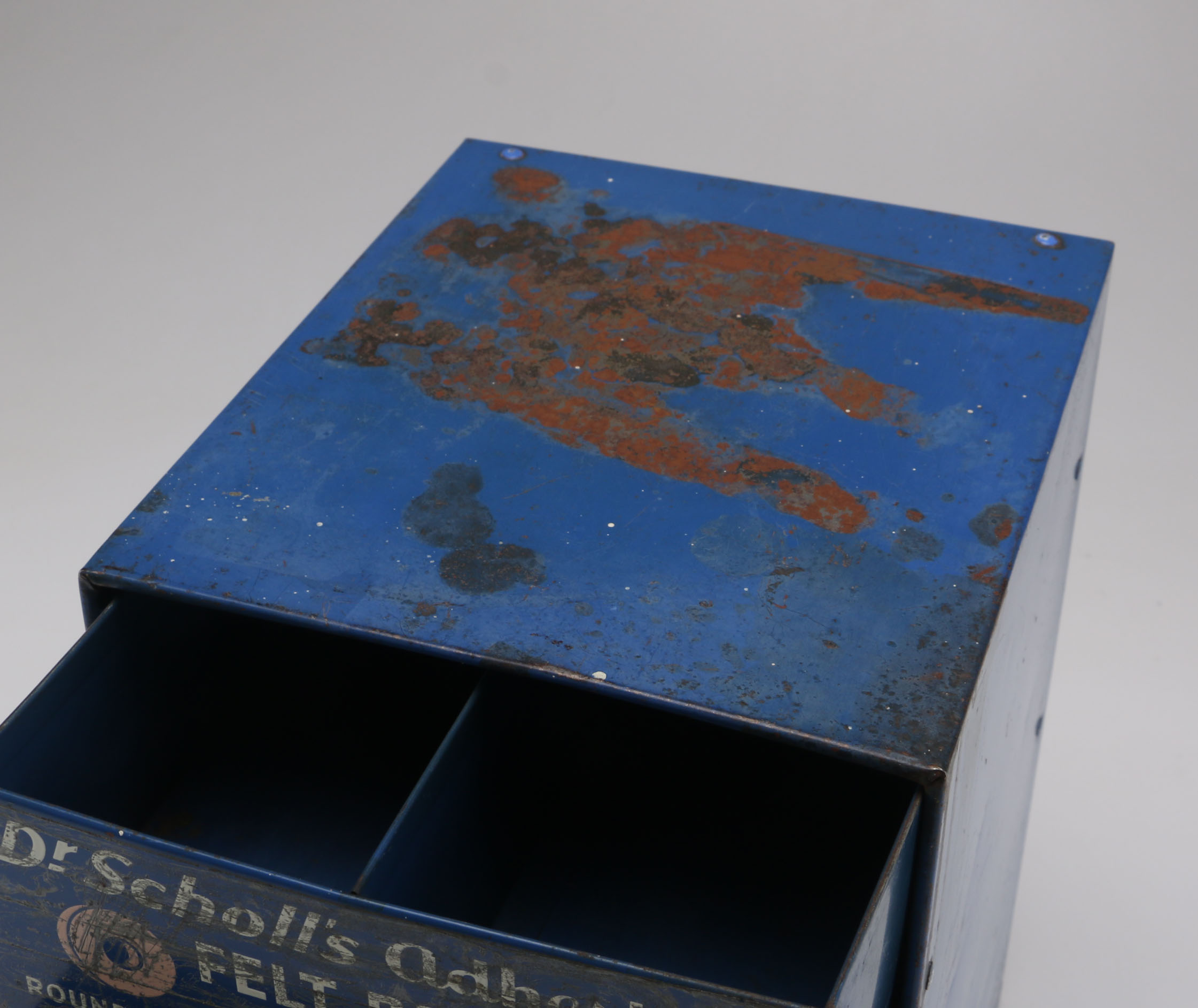 Vintage Dr. Scholl's Metal Pharmacy Display