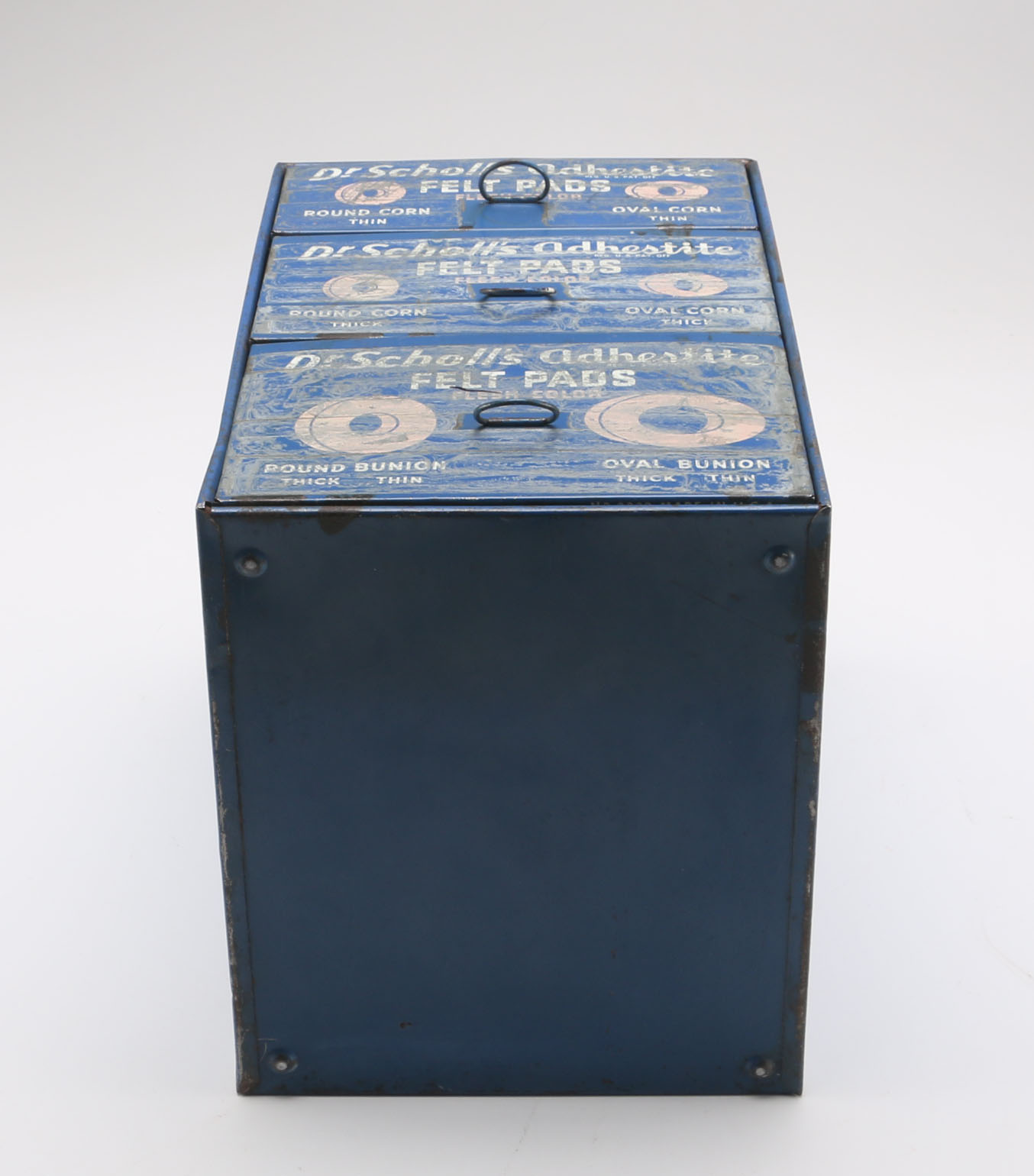 Vintage Dr. Scholl's Metal Pharmacy Display