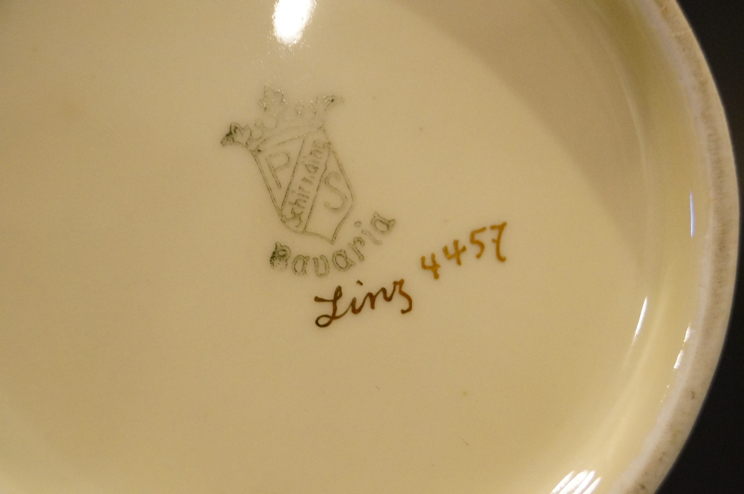 Circa 1915 Schirnding Bavaria Porcelain Tea Set