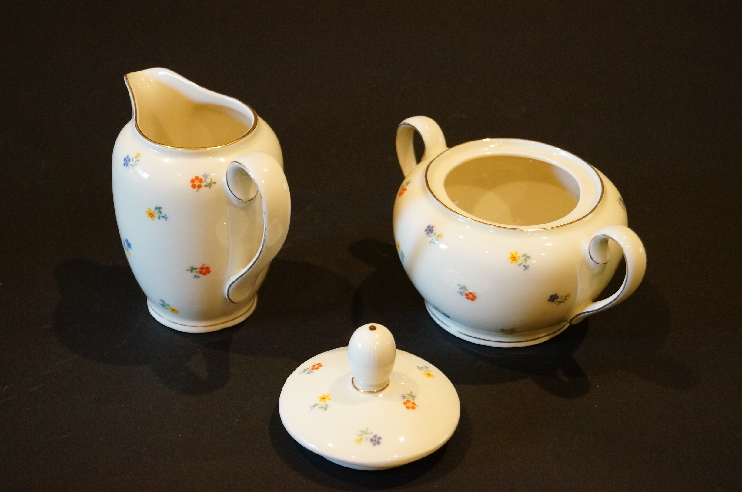Circa 1915 Schirnding Bavaria Porcelain Tea Set