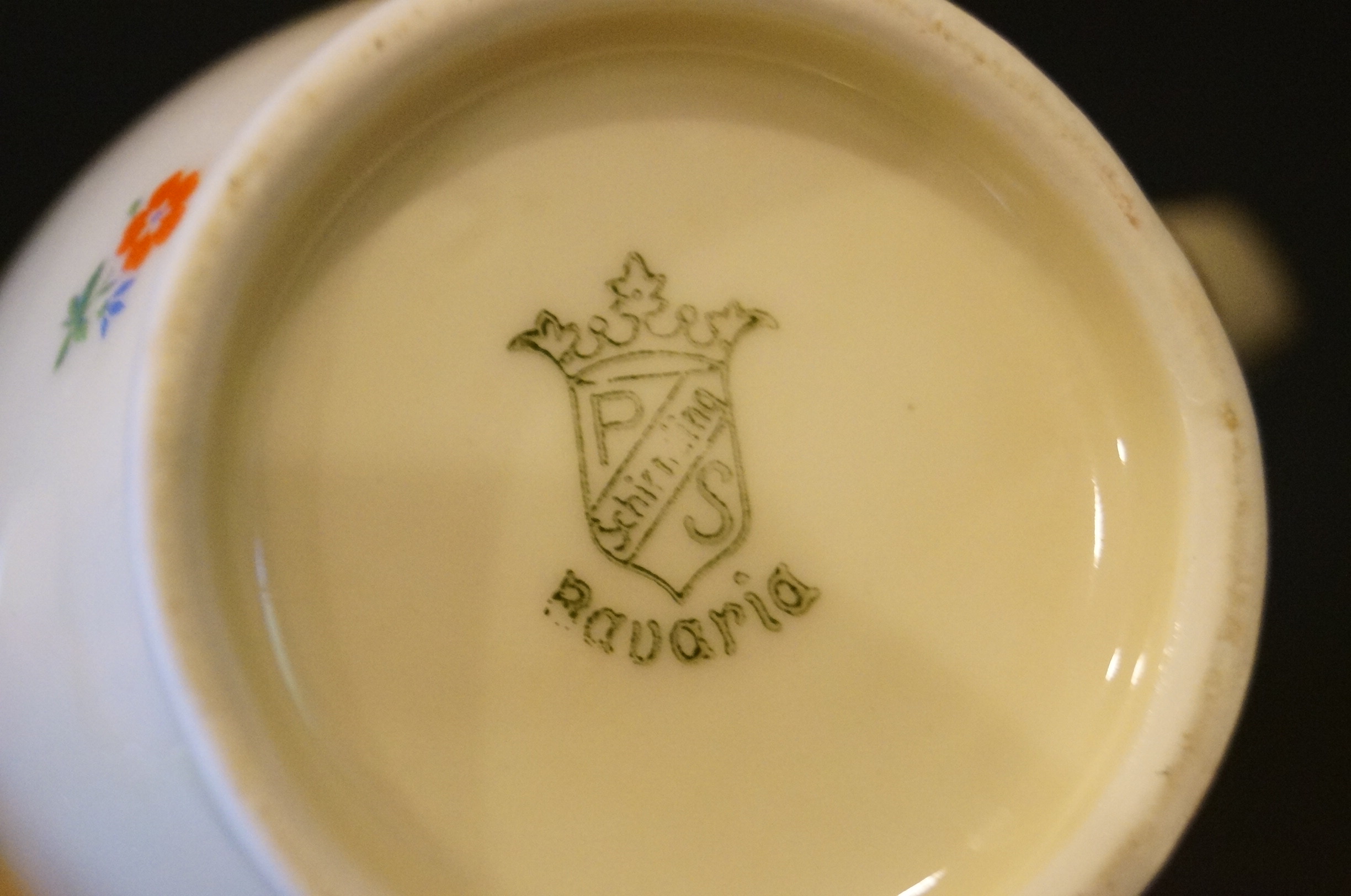 Circa 1915 Schirnding Bavaria Porcelain Tea Set