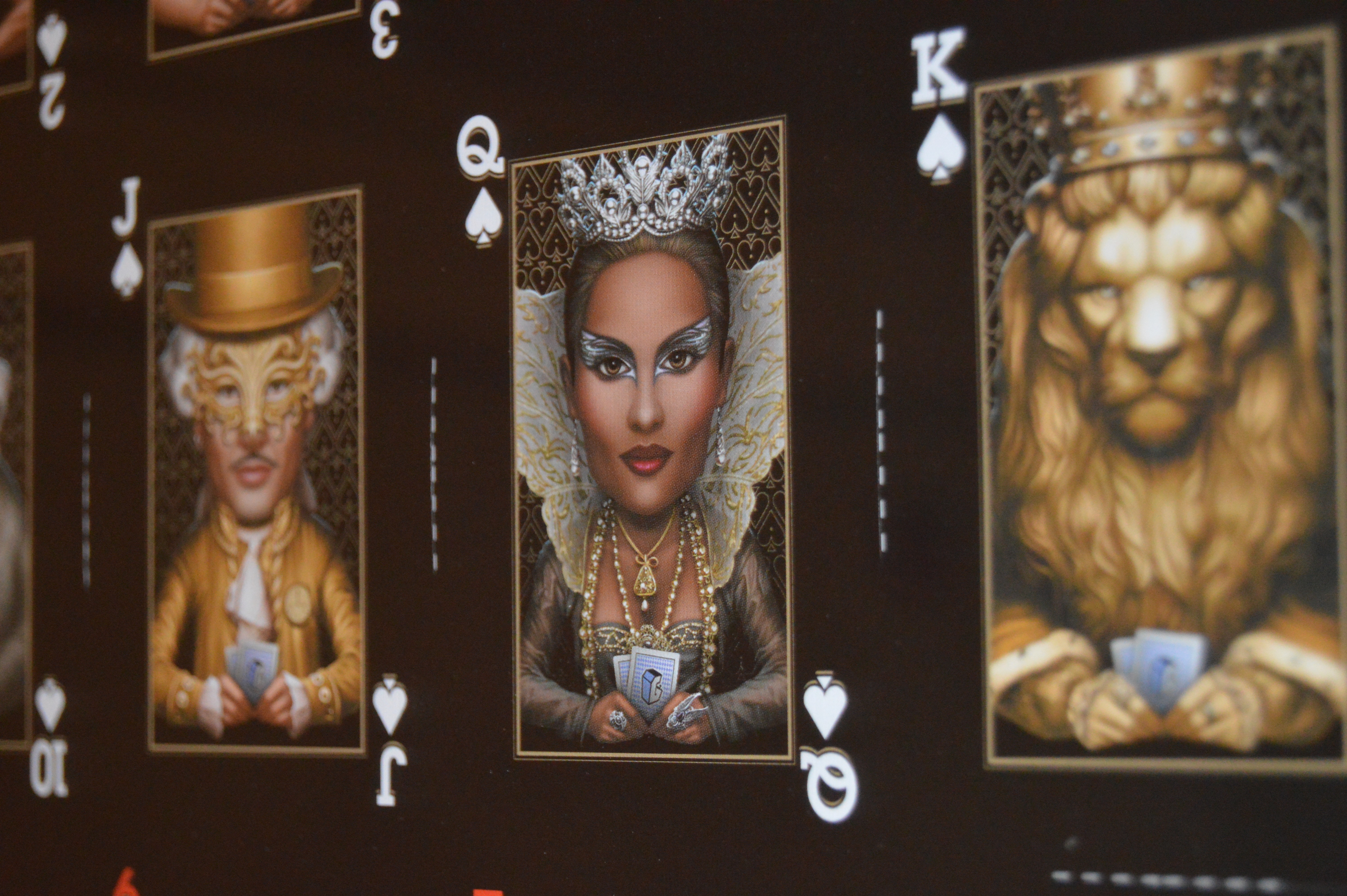 Uncut Sheet of Fresh Deck Poker Cards