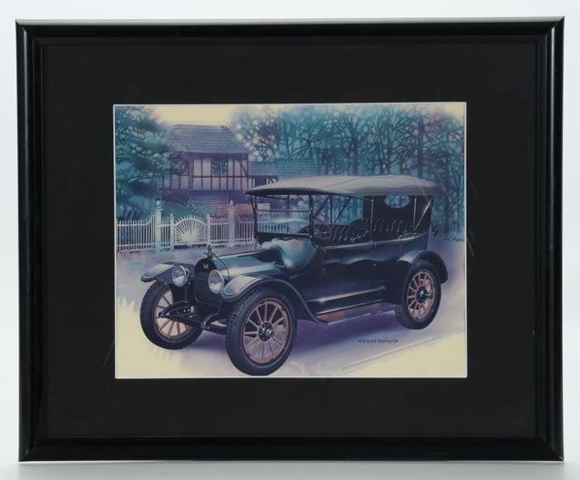 Three Offset Lithographs of Classic Cars After Paul Melia