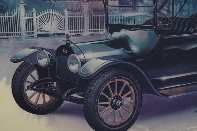 Three Offset Lithographs of Classic Cars After Paul Melia