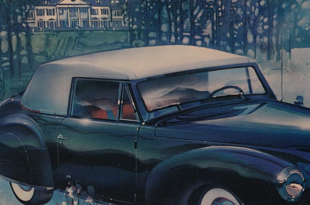 Three Offset Lithographs of Classic Cars After Paul Melia