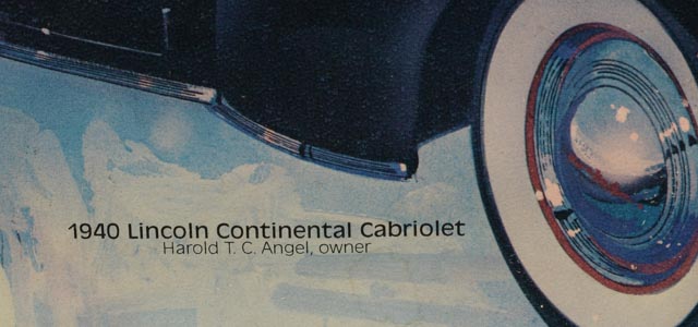 Three Offset Lithographs of Classic Cars After Paul Melia