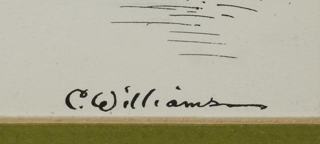 Caroline Williams Original Ink Drawing of the Immaculata Church