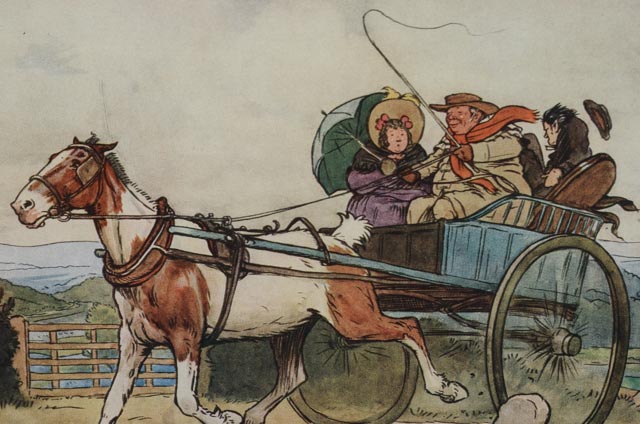 Pair of Offset Lithographs After Cecil Aldin's "Pictures From Pickwick"