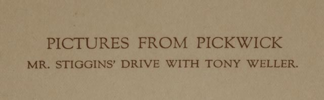 Pair of Offset Lithographs After Cecil Aldin's "Pictures From Pickwick"