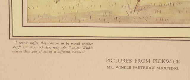 Pair of Offset Lithographs After Cecil Aldin's "Pictures From Pickwick"