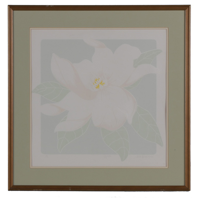 Denise Duchein Harris Signed Limited Edition Serigraph "Magnolia"