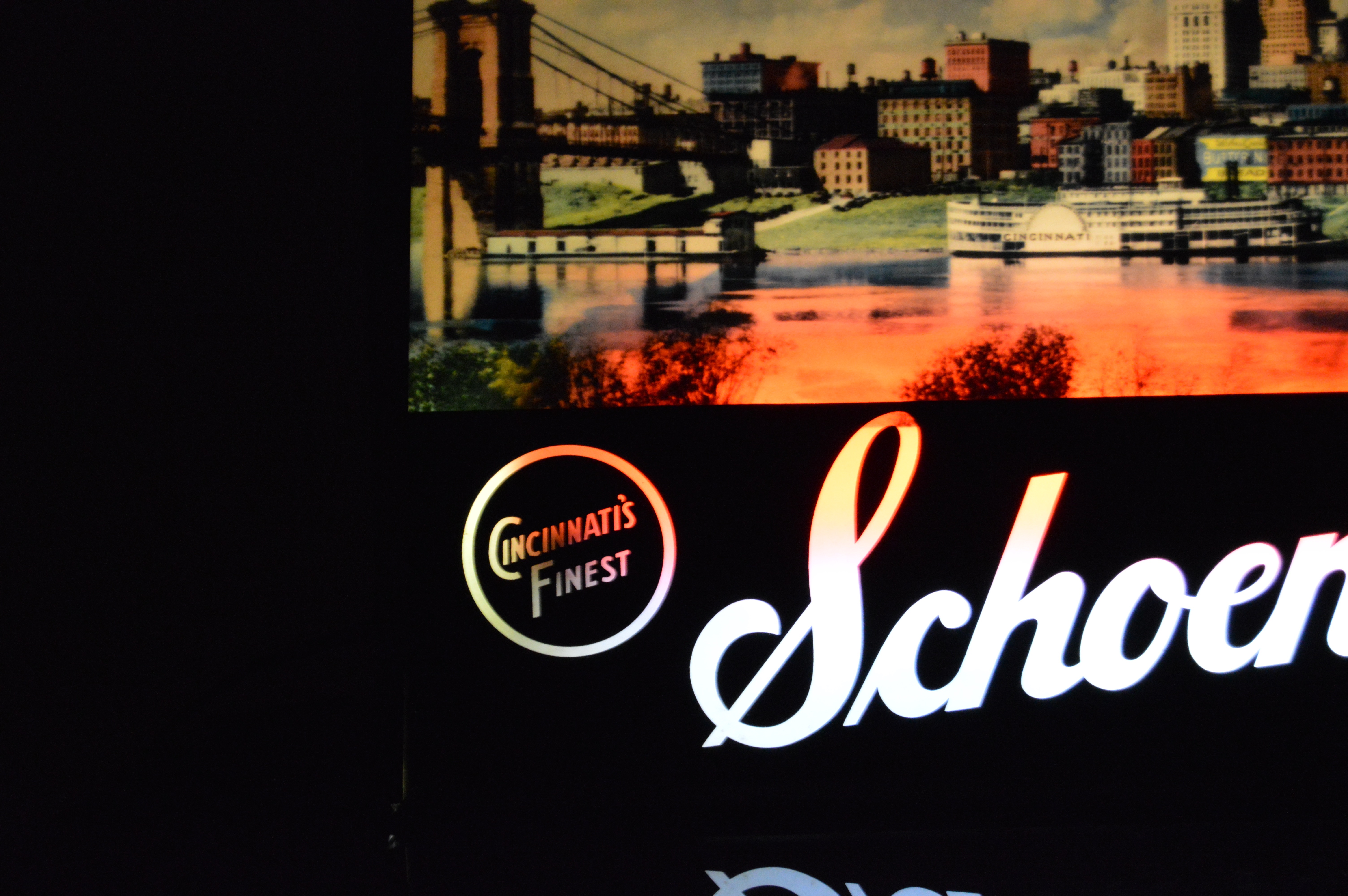 Schoenling Beer Backlit Sign