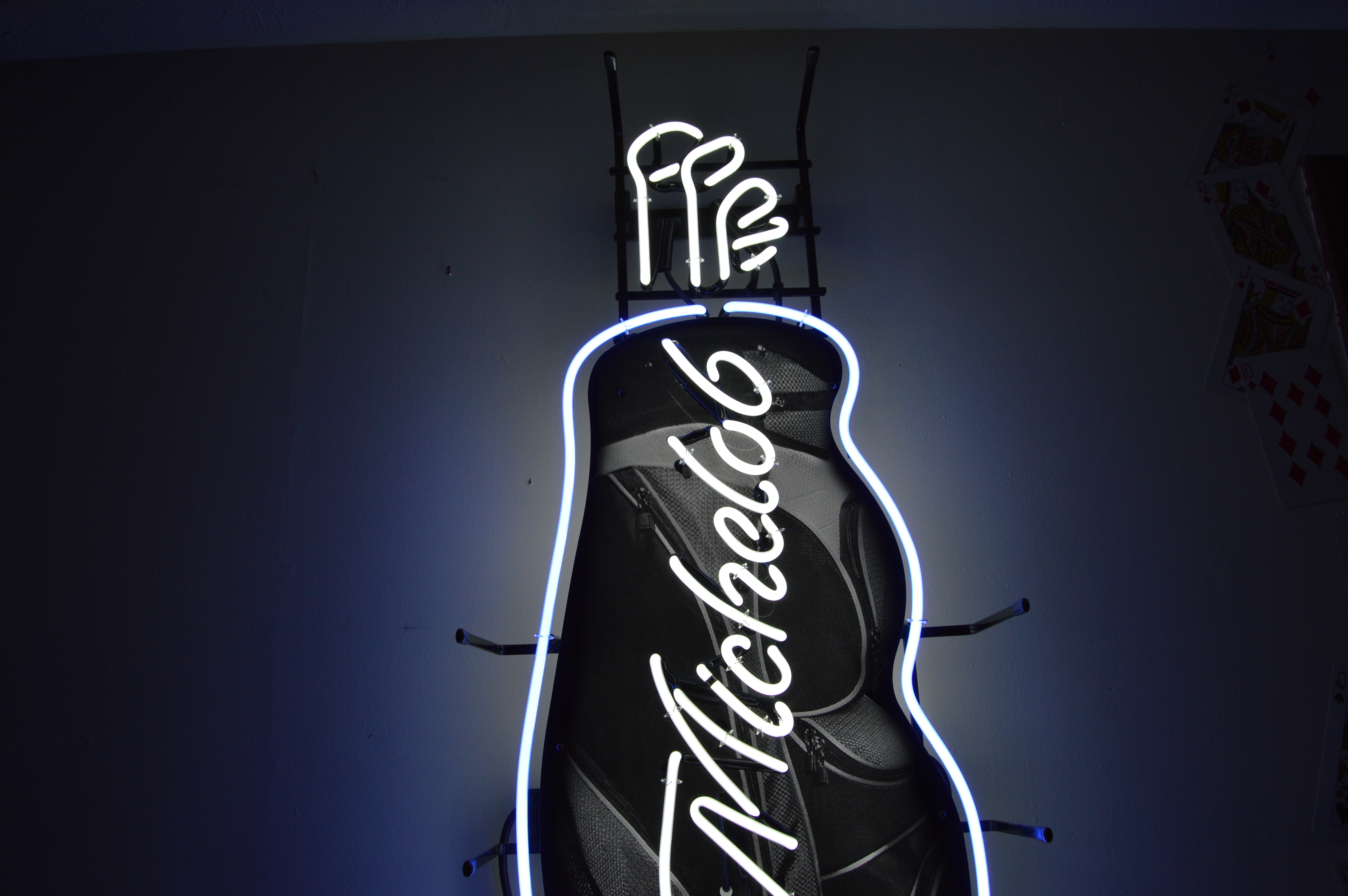 Large Michelob Golf Bag Neon Sign