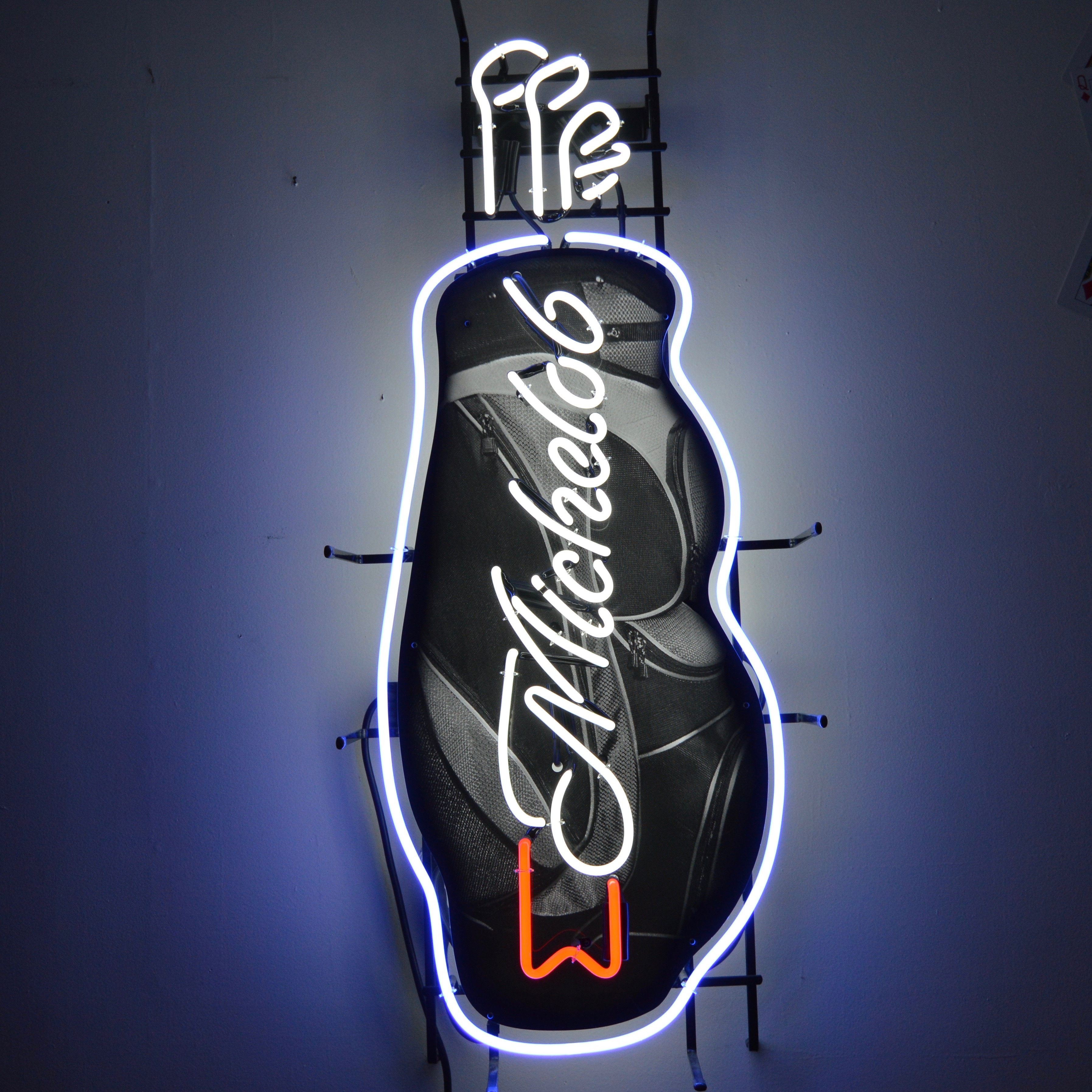 Large Michelob Golf Bag Neon Sign