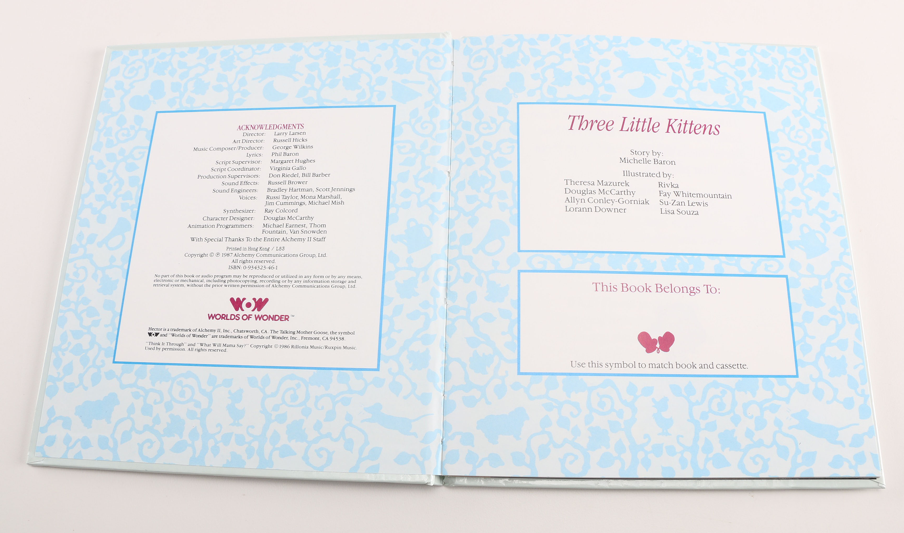 Circa 1987 Talking Mother Goose Doll Named Hector