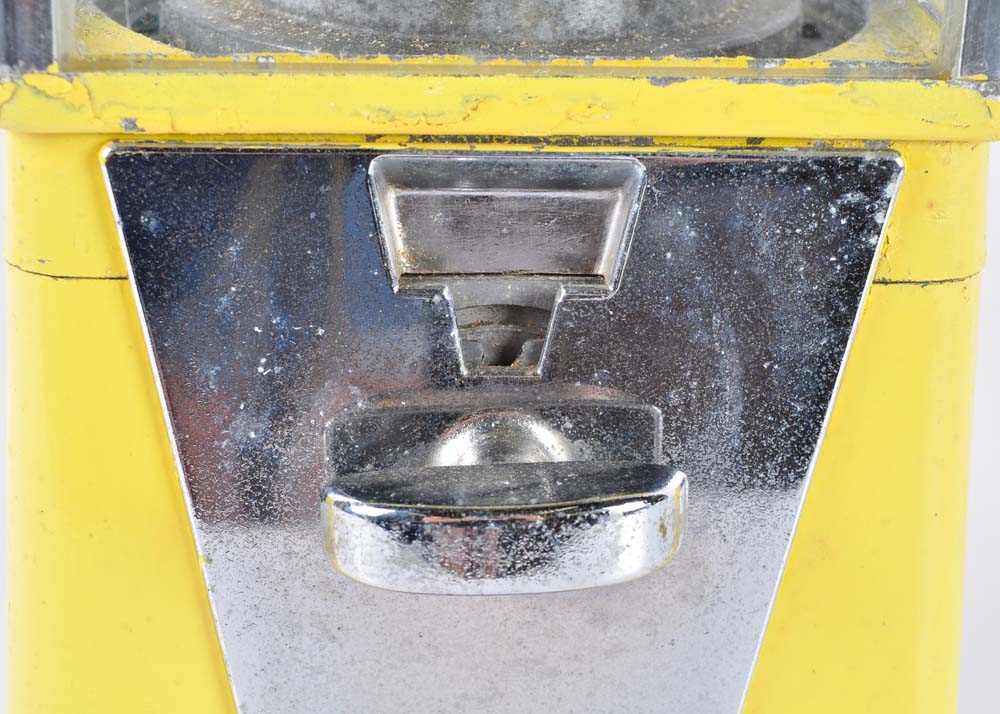 Vintage Oak Gumball Machine