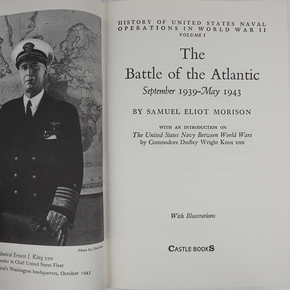 1st Edition Morison's "US Naval Operations in World War II" 15 Volume Set