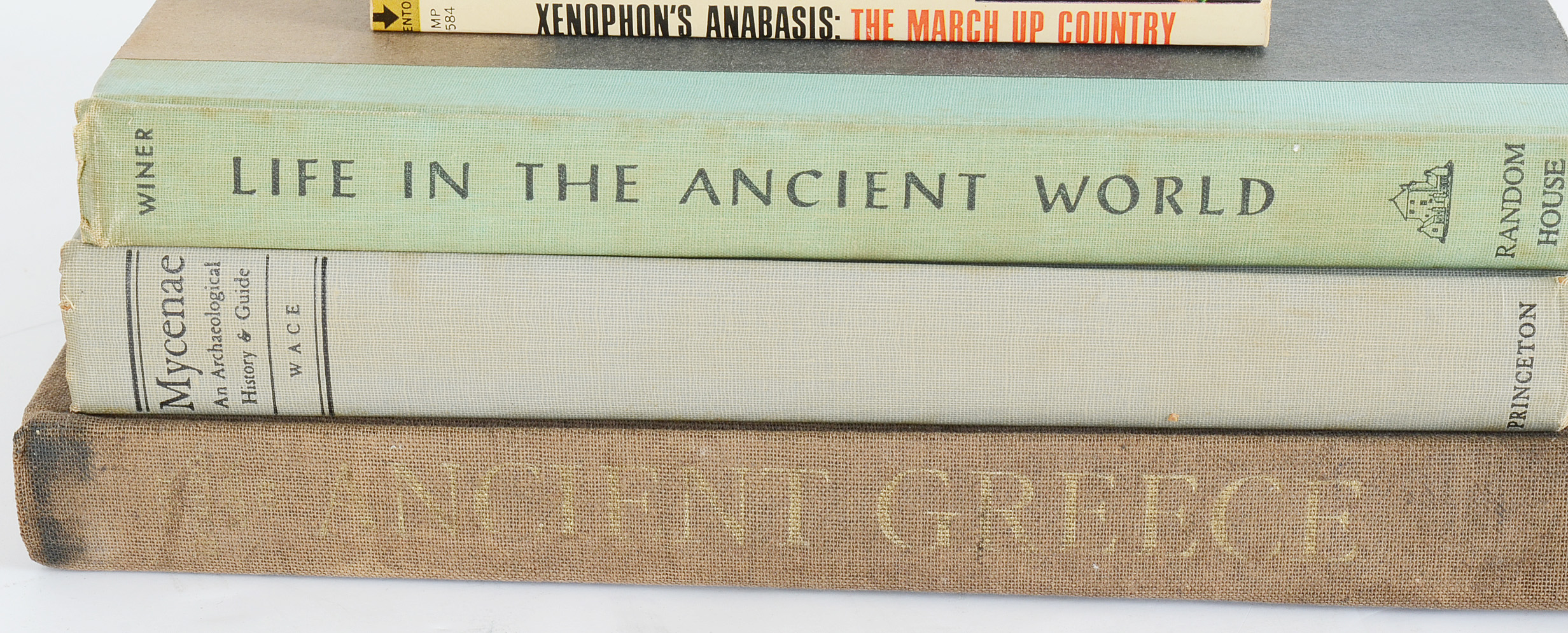 Group of Greek and Roman History Books