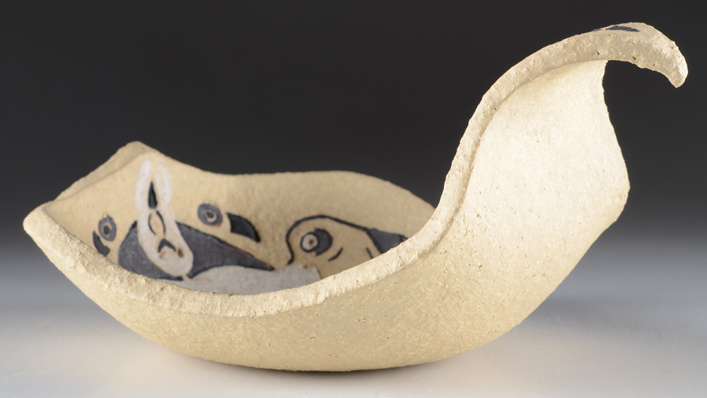 Ida Barbour Carmichael Art Pottery Bowl