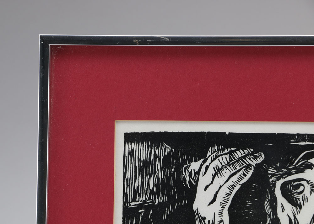 Leonard Sunshine Limited Edition Linocut "The Old Man"