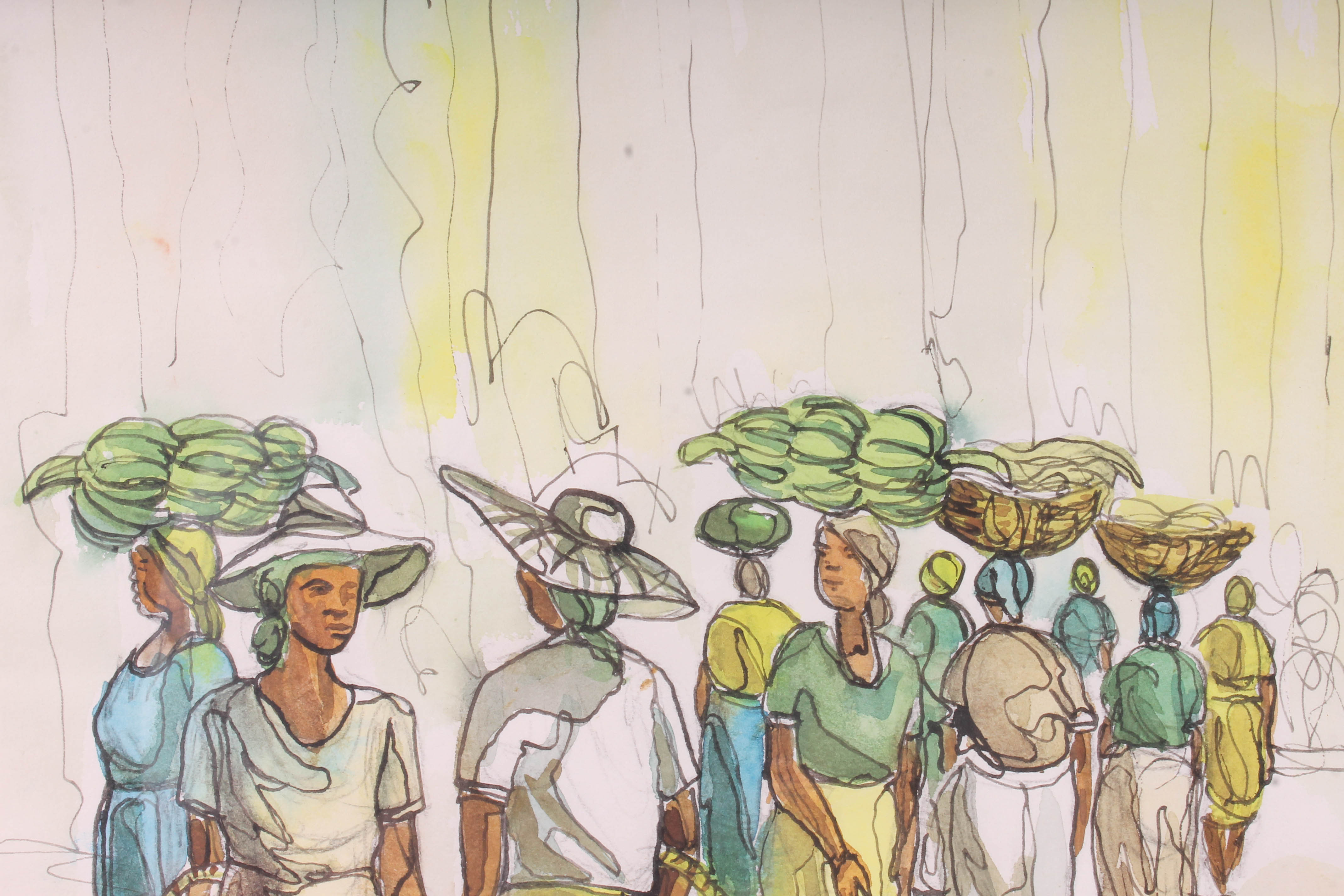 Errol Allen Original Watercolor Painting