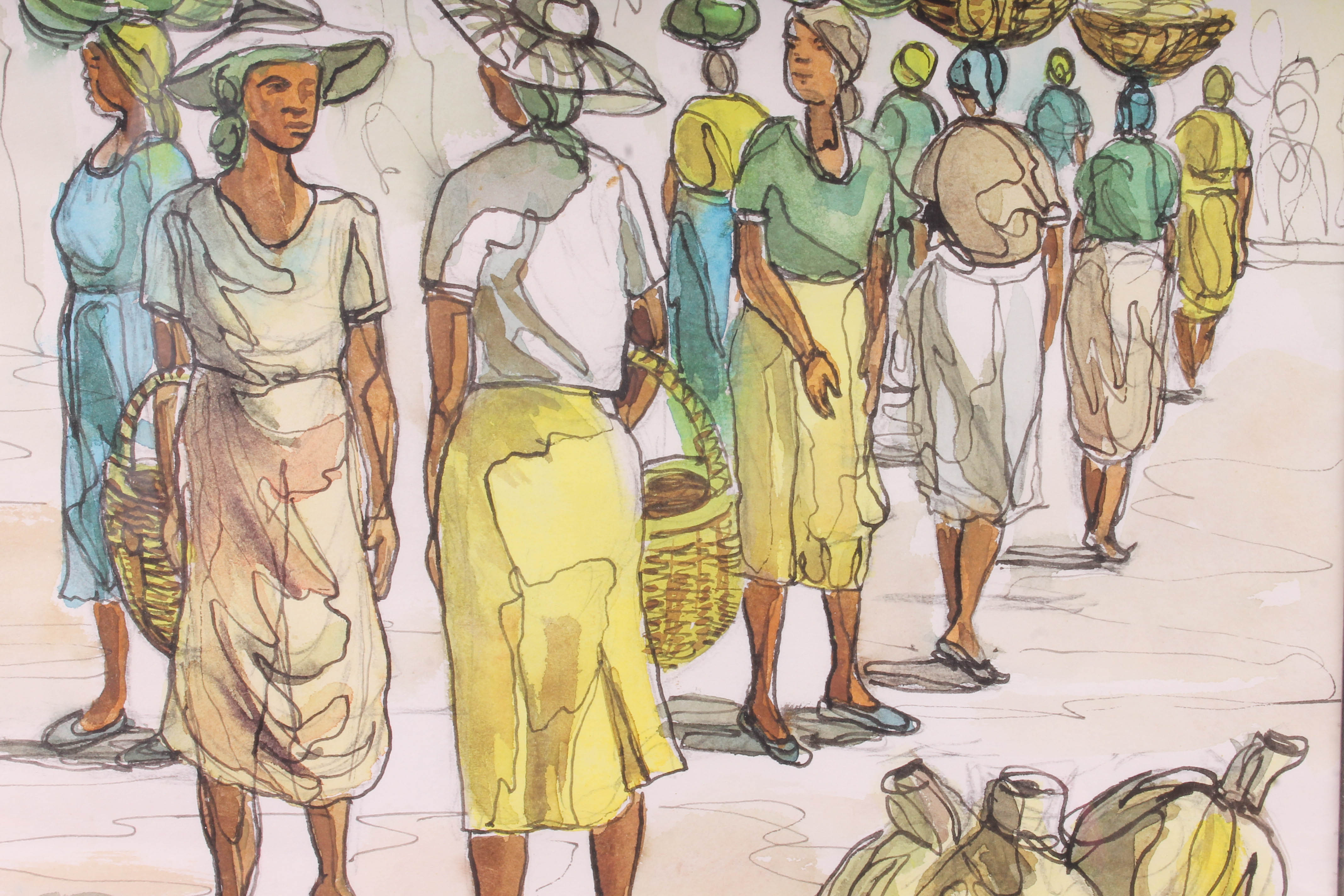 Errol Allen Original Watercolor Painting