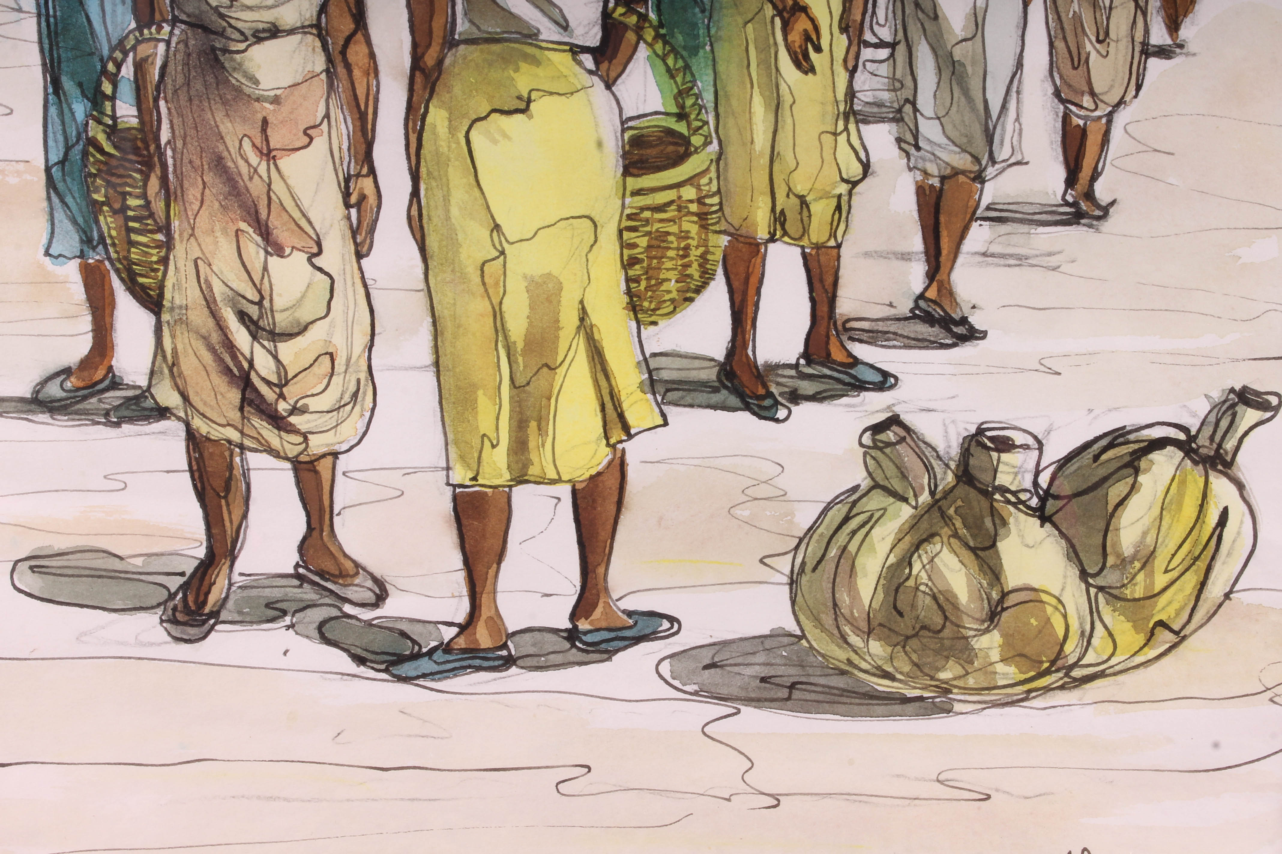 Errol Allen Original Watercolor Painting