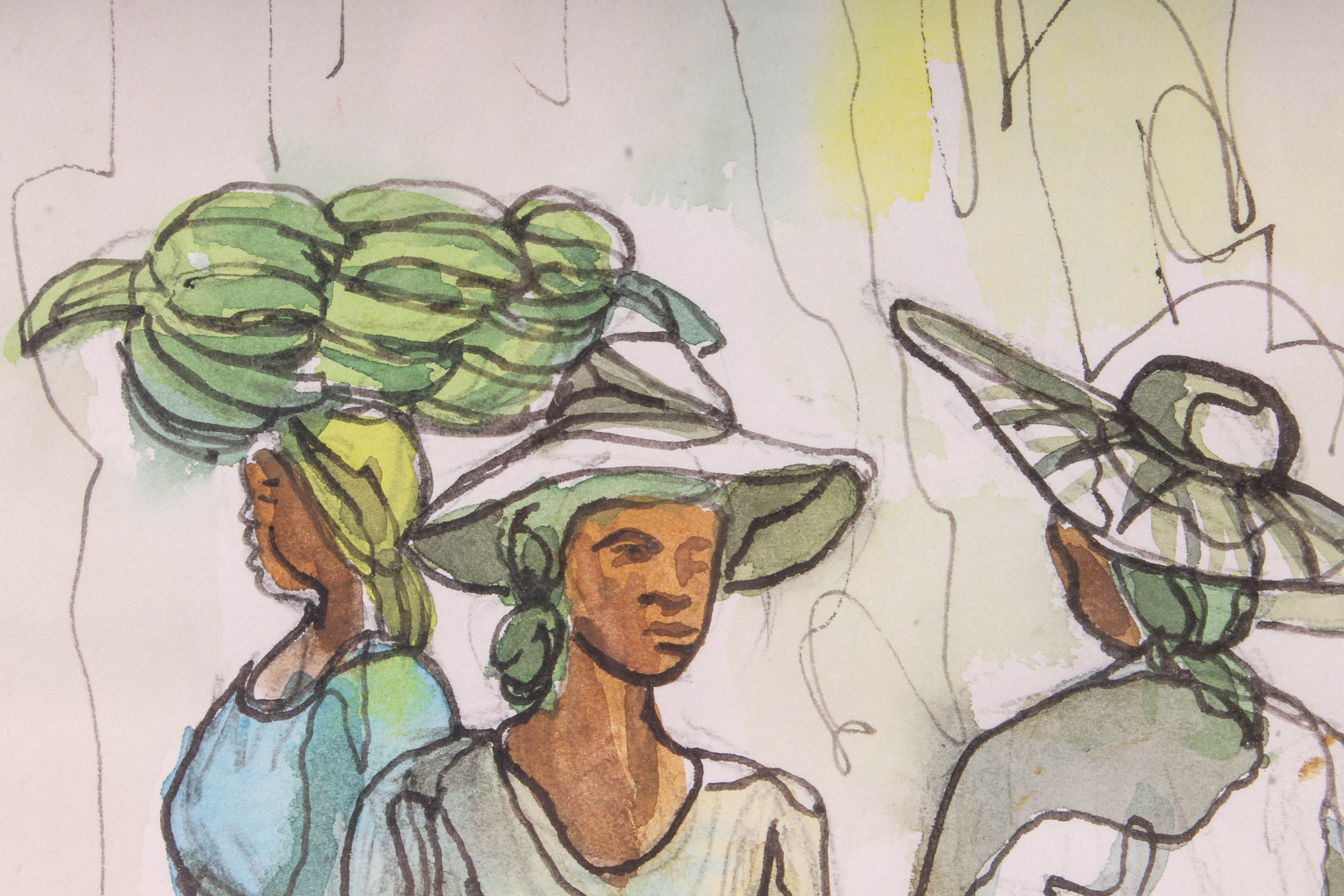 Errol Allen Original Watercolor Painting