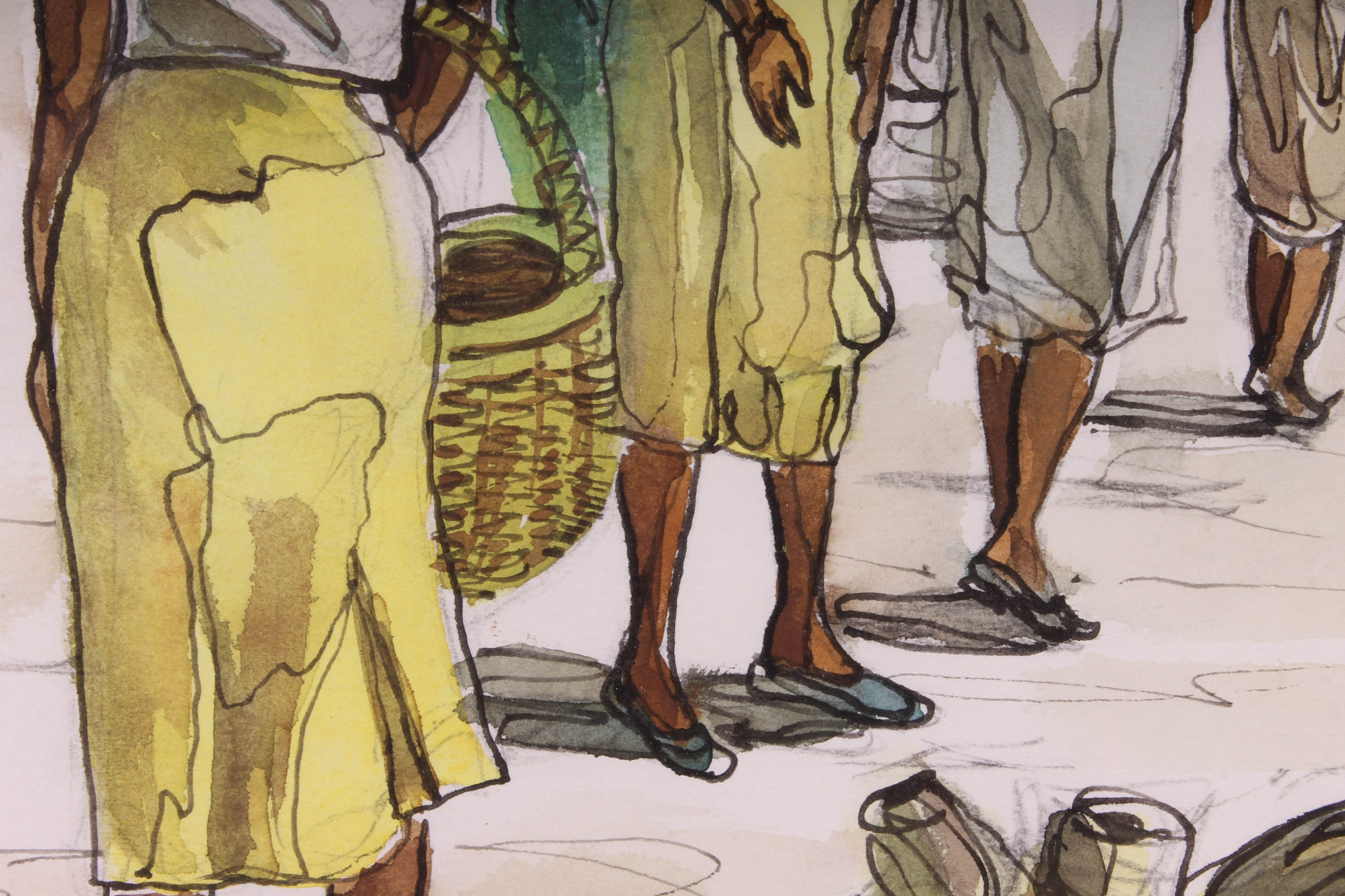 Errol Allen Original Watercolor Painting