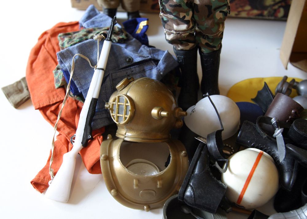 Vintage GI Joe Action Figures with Accessories