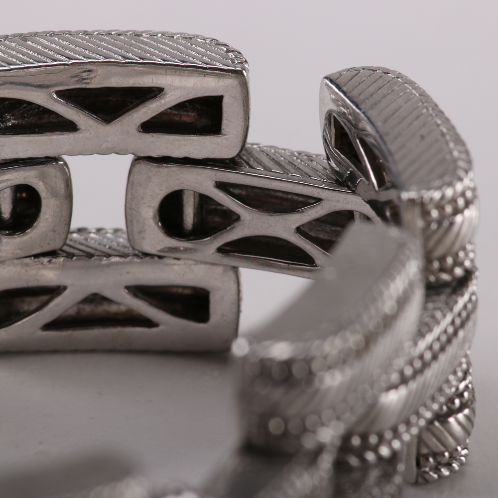 Judith Ripka Sterling Rings and Bracelet