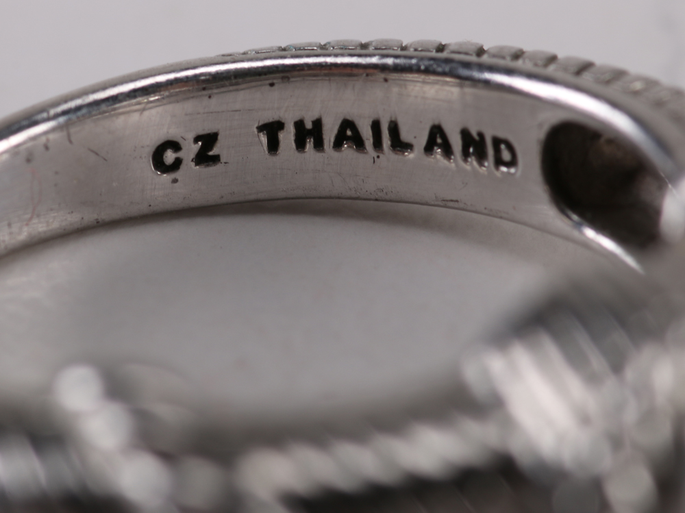 Judith Ripka Sterling Rings and Bracelet