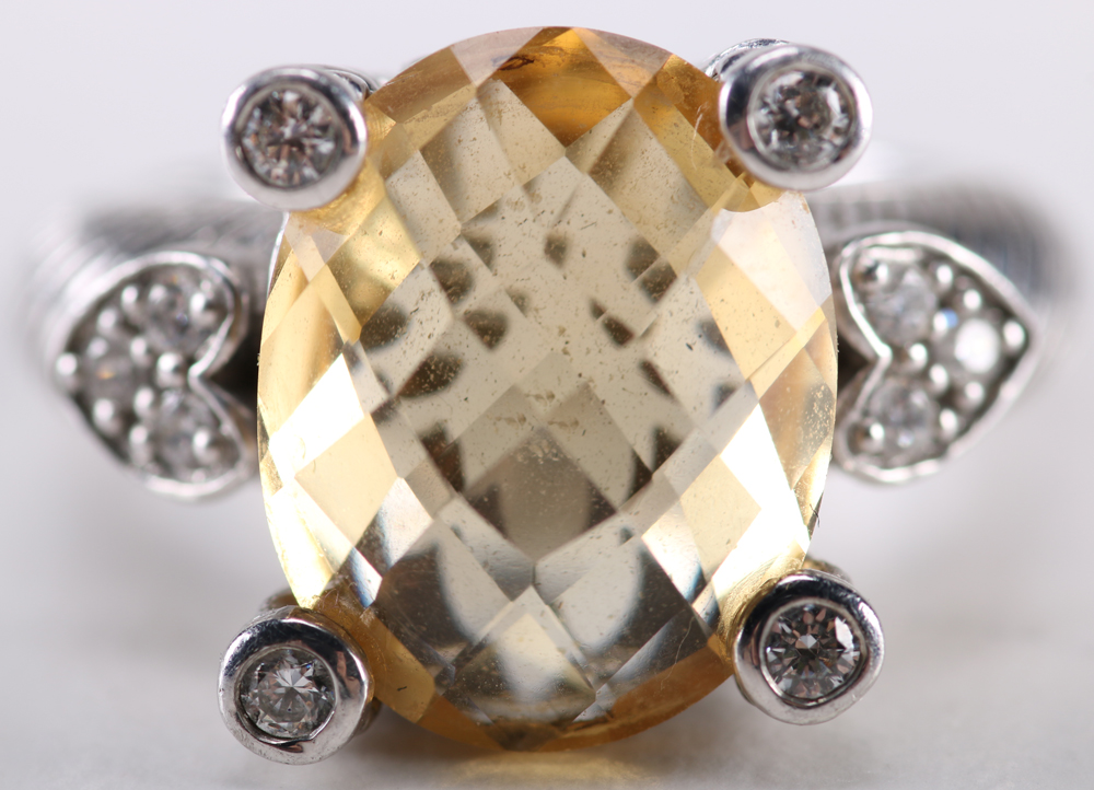 Judith Ripka Sterling Rings and Bracelet