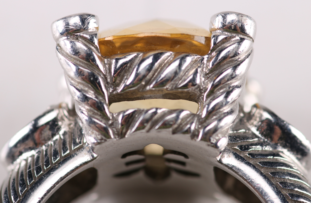 Judith Ripka Sterling Rings and Bracelet