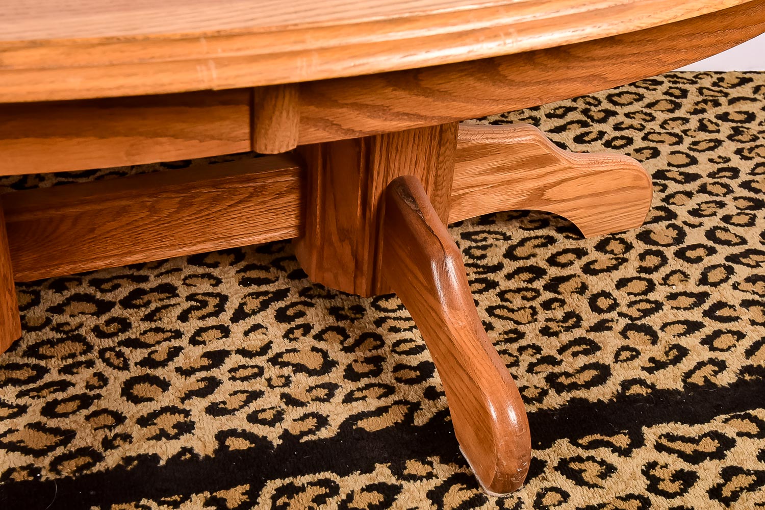 Oval Oak Coffee Table