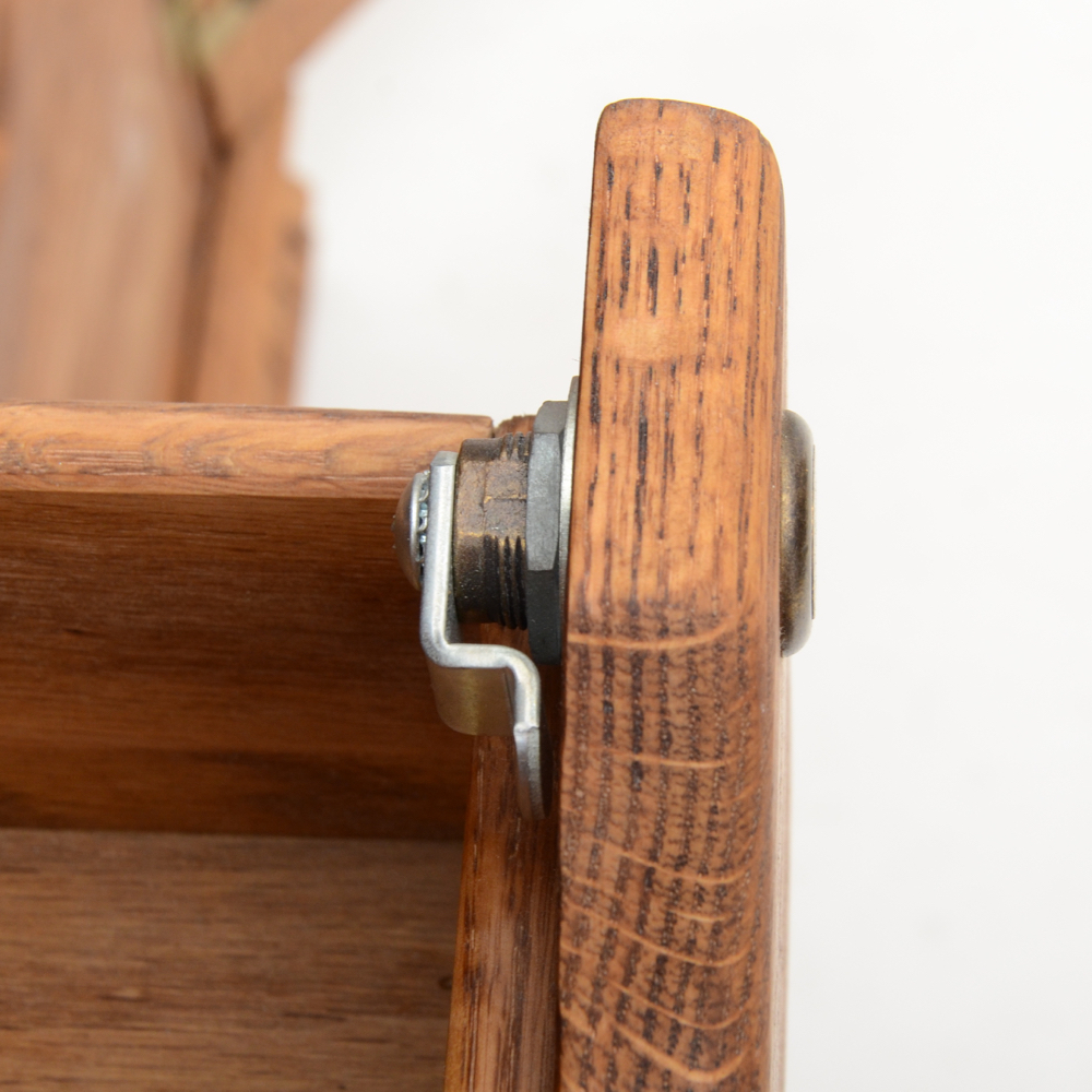 Oakwood Interiors Solid Oak Chest-on-Chest Armoire