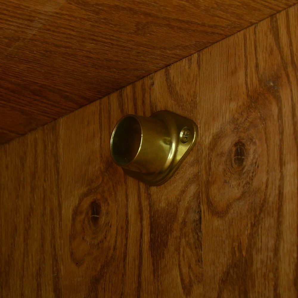 Oakwood Interiors Solid Oak Chest-on-Chest Armoire