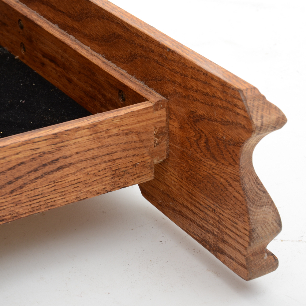 Oakwood Interiors Solid Oak Chest-on-Chest Armoire