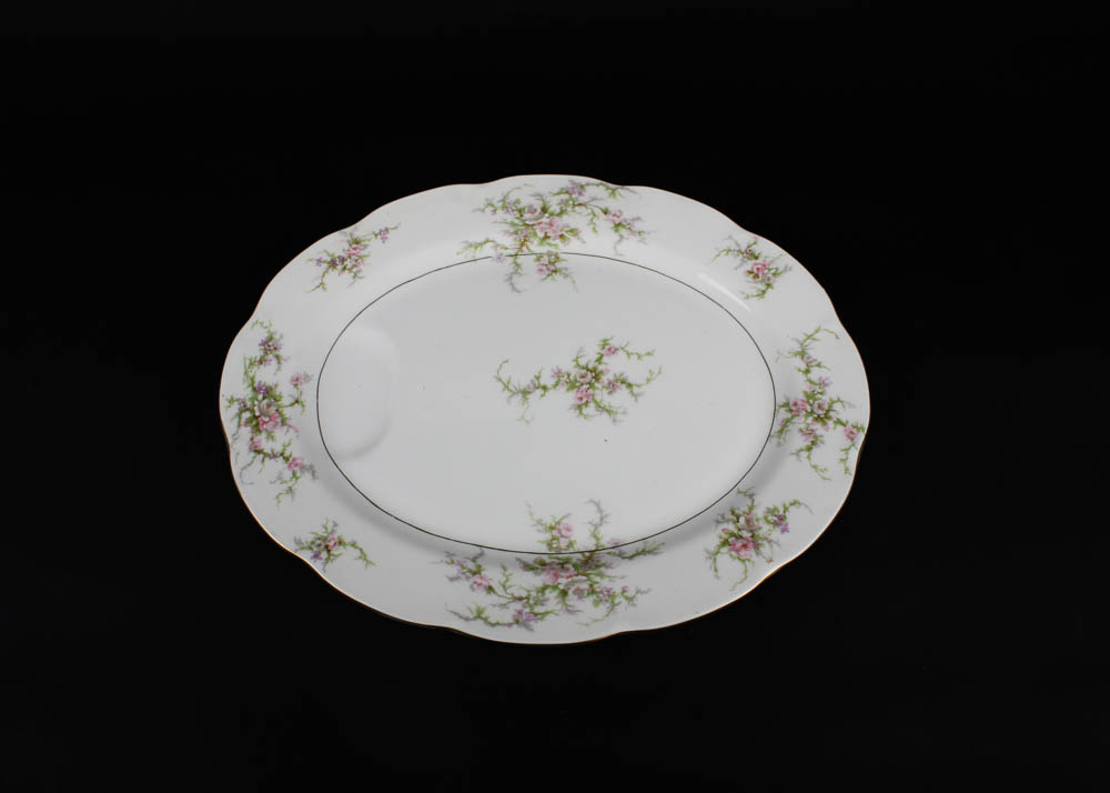 Theodore Haviland New York "Rosalinde" China Oval Serving Platters