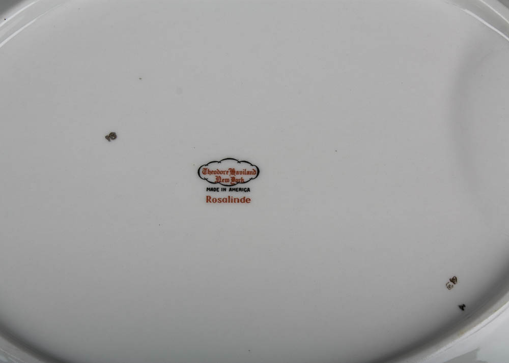 Theodore Haviland New York "Rosalinde" China Oval Serving Platters