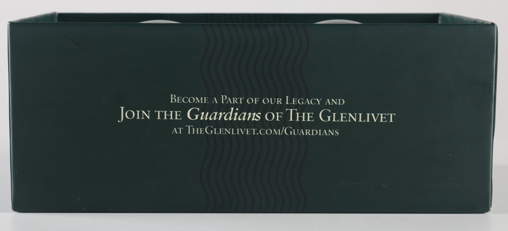 Glenlivet Presentation Box with a Pair of Whiskey Glasses