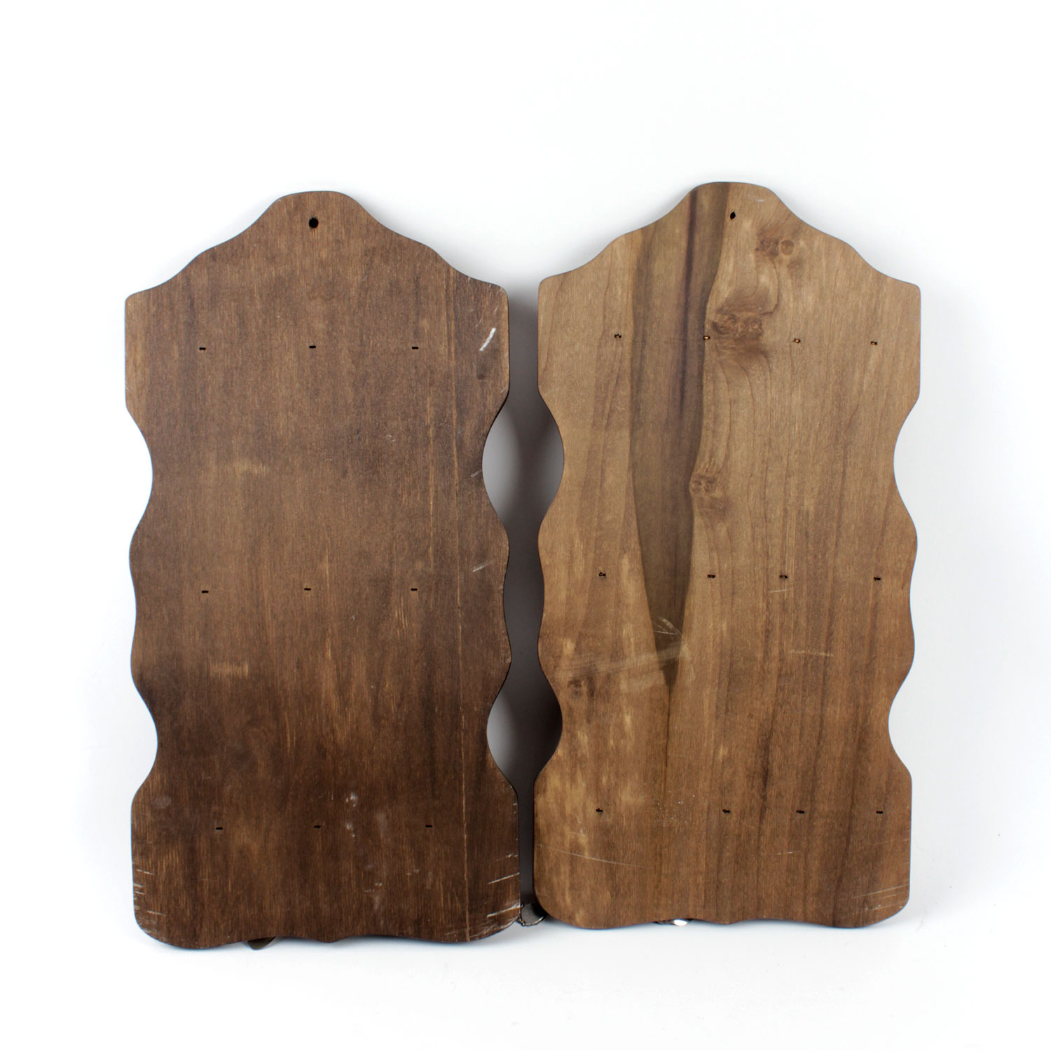 Two Vintage Wooden Spoon Racks