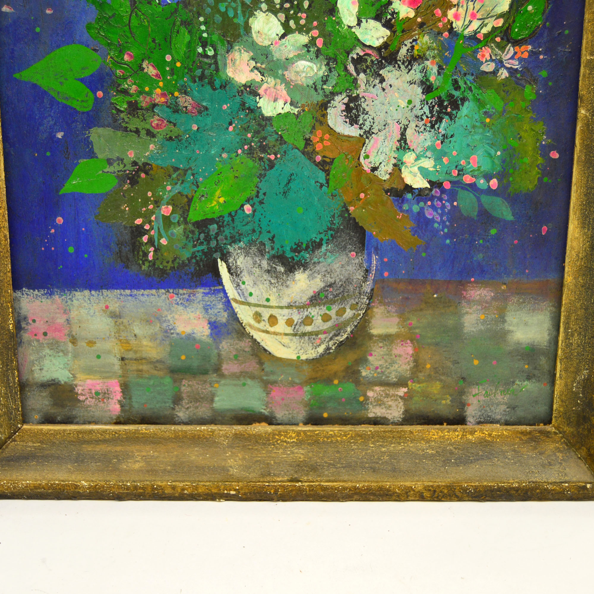 Henry Lawrence Faulkner Original Oil On Board Depicting A Still Life