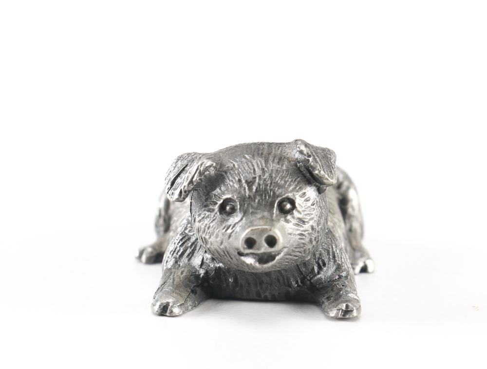 Collection of Pewter Animal Figures