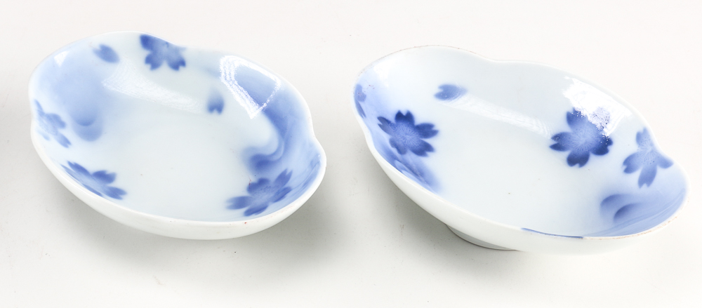 Blue and White Tea Set