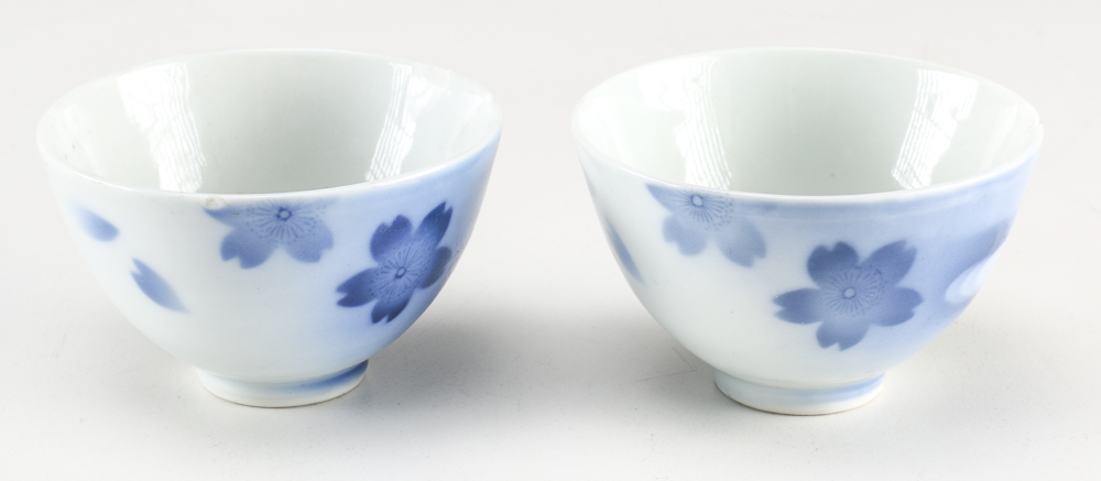 Blue and White Tea Set
