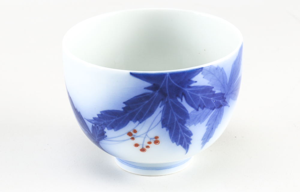 Blue and White Tea Set