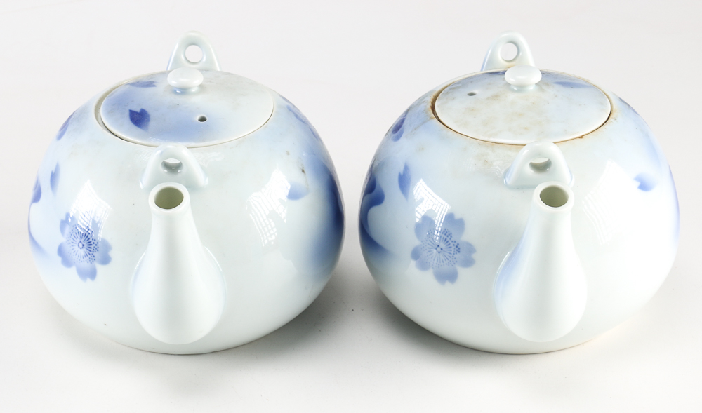 Blue and White Tea Set